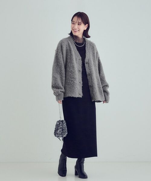 SHOO・LA・RUE / シューラルー カーディガン・ボレロ | 【洗える】ふわふわ起毛 オーバーサイズ カーディガン | 詳細3