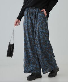 SHOO・LA・RUE / シューラルー パンツ | 【あったか】裏フリース 柄アソートイージーパンツ