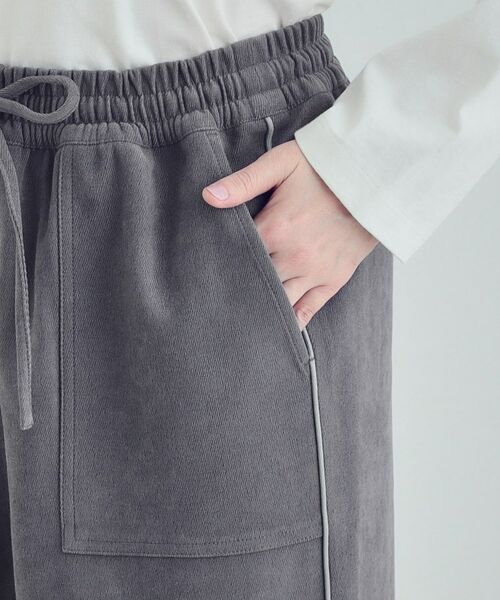 SHOO・LA・RUE / シューラルー パンツ | 【S-LL/洗える】サイドラインで差をつける ゆるベイカーパンツ | 詳細14
