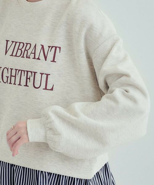 SHOO・LA・RUE / シューラルー スウェット | 【あったか】裾レイヤード風裏起毛スウェット | 詳細13