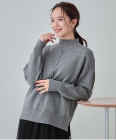 新品⭐︎M-PREMIER ダークグレー ニット 100%ウール KNIT – MW