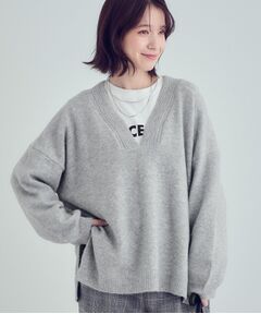 SHOO・LA・RUE / シューラルー ニット・セーター | ふんわりやわらか変形Vネックニット