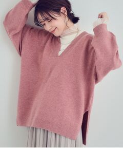 SHOO・LA・RUE / シューラルー ニット・セーター | ふんわりやわらか変形Vネックニット