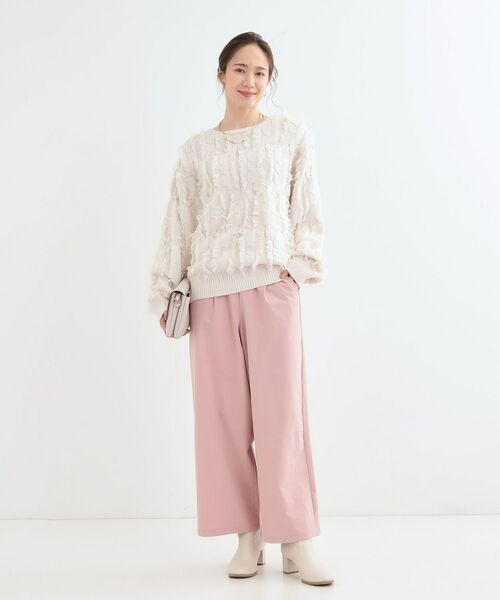 SHOO・LA・RUE / シューラルー ニット・セーター | 【S-LL】一枚で主役級。フリンジが目を惹くゆるニット | 詳細21