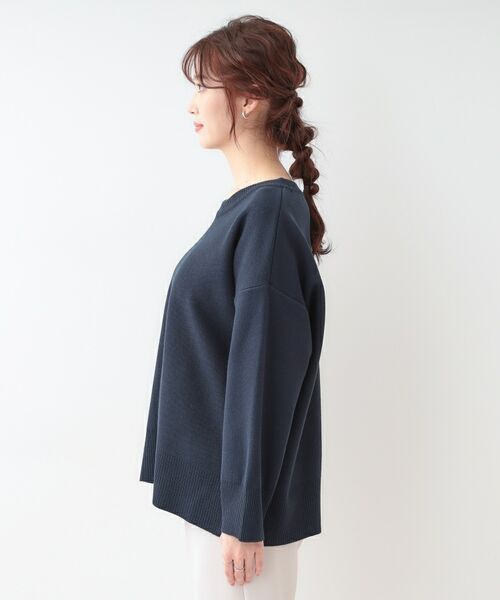 SHOO・LA・RUE / シューラルー ニット・セーター | 【S-LL/洗える】スウェットライク オーバーサイズニット | 詳細26