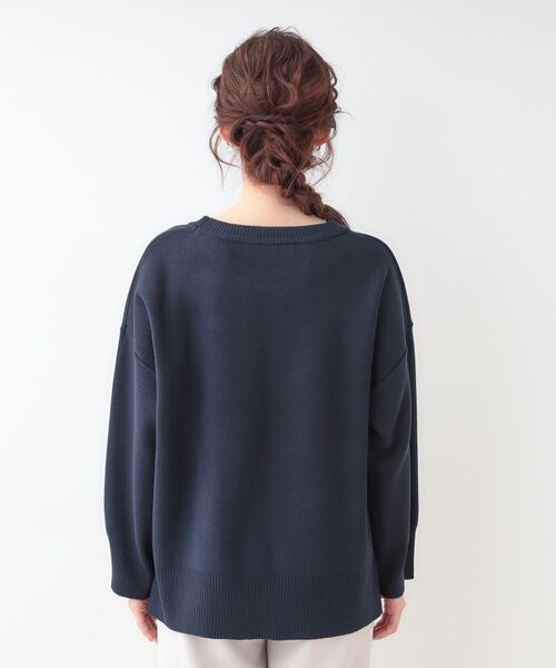 SHOO・LA・RUE / シューラルー ニット・セーター | 【S-LL/洗える】スウェットライク オーバーサイズニット | 詳細27