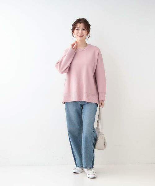 SHOO・LA・RUE / シューラルー ニット・セーター | 【S-LL/洗える】スウェットライク オーバーサイズニット | 詳細7