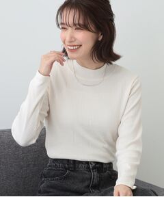 SHOO・LA・RUE / シューラルー カットソー | 【S-LL】テレコリブハイネックトップス