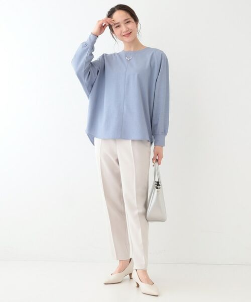 SHOO・LA・RUE / シューラルー ショート・ハーフ・半端丈パンツ | 【SS-3L/洗える/通勤・セレモニーにも】しなやかな身のこなしが叶う ストレッチテーパードパンツ | 詳細25