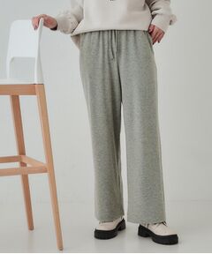 SHOO・LA・RUE / シューラルー パンツ | 【あったか】やわらかい風合いが魅力 裏起毛イージーパンツ