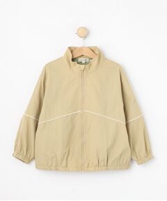 SHOO・LA・RUE / シューラルー レザーブルゾン・ジャケット | 【100-150cm/洗える/男女兼用】スタンドカラー パイピングブルゾン