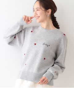 SHOO・LA・RUE / シューラルー ニット・セーター | 【S-LL】刺繍＆ジャカード 柄アソートニット