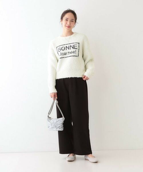 SHOO・LA・RUE / シューラルー ニット・セーター | ゆるっと抜け感 カールヤーンロゴニット | 詳細11