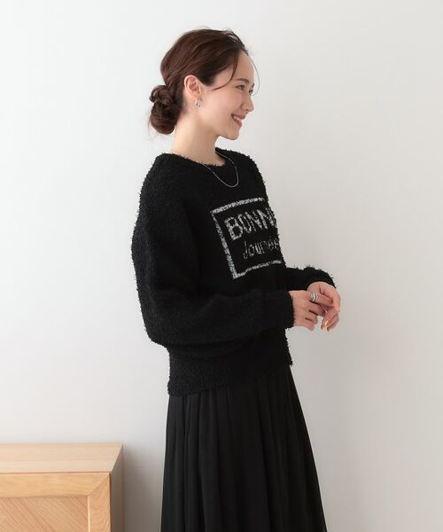 SHOO・LA・RUE / シューラルー ニット・セーター | ゆるっと抜け感 カールヤーンロゴニット | 詳細2