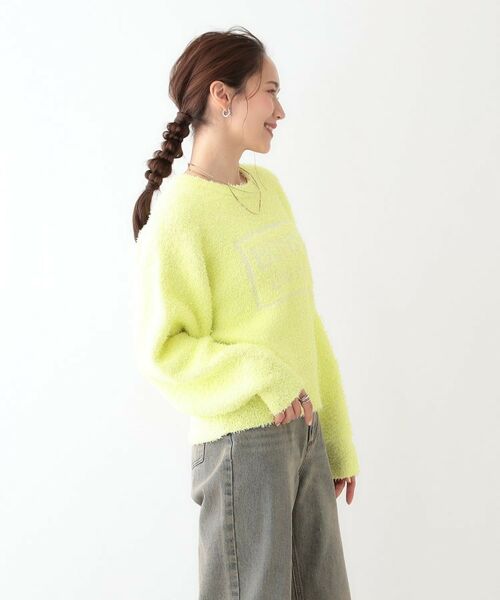 SHOO・LA・RUE / シューラルー ニット・セーター | ゆるっと抜け感 カールヤーンロゴニット | 詳細6