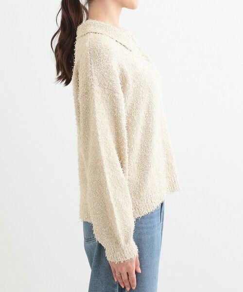 SHOO・LA・RUE / シューラルー ニット・セーター | 【S-LL】大人ヘルシー やわらかカールヤーン ポロニット | 詳細10