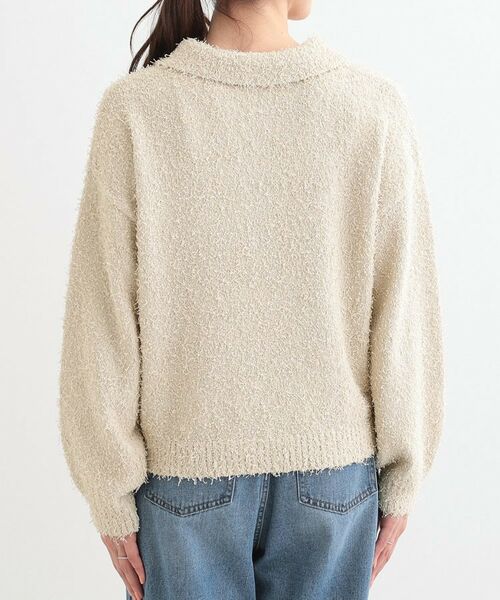 SHOO・LA・RUE / シューラルー ニット・セーター | 【S-LL】大人ヘルシー やわらかカールヤーン ポロニット | 詳細11
