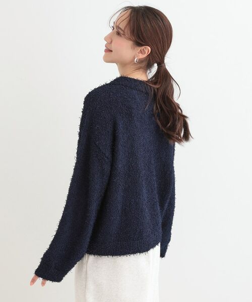 SHOO・LA・RUE / シューラルー ニット・セーター | 【S-LL】大人ヘルシー やわらかカールヤーン ポロニット | 詳細6