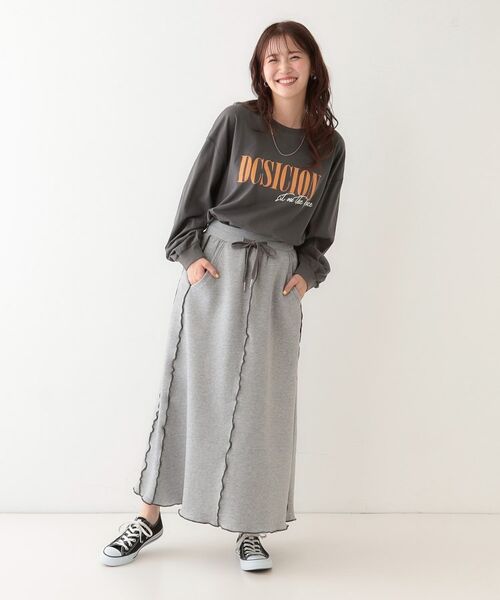 SHOO・LA・RUE / シューラルー カットソー | 【洗える】1枚でもレイヤードでも 選べる5柄 BIGロンT | 詳細11