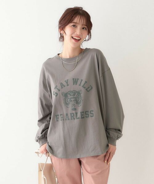 SHOO・LA・RUE / シューラルー カットソー | 【洗える】1枚でもレイヤードでも 選べる5柄 BIGロンT | 詳細13