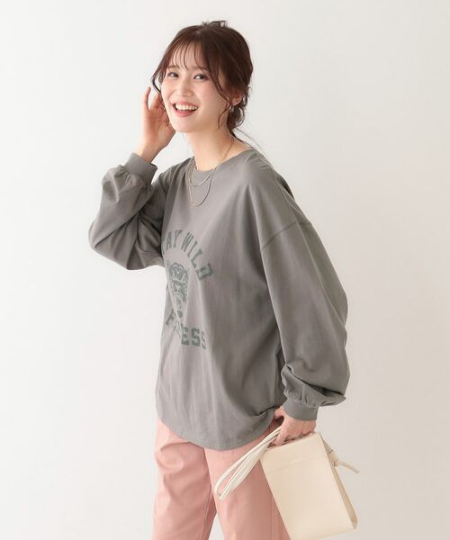 SHOO・LA・RUE / シューラルー カットソー | 【洗える】1枚でもレイヤードでも 選べる5柄 BIGロンT | 詳細14