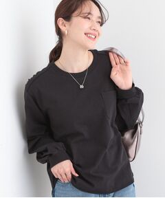 SHOO・LA・RUE / シューラルー カットソー | 【洗える/S-LL】一枚でもレイヤードでも ラウンドヘムポケット付きロンT