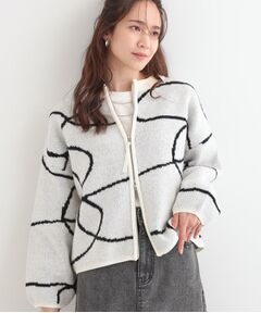 選べる3柄 ダブルZIPカーディガン