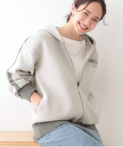 SHOO・LA・RUE / シューラルー パーカー | ラインで魅せる スポンディッシュニットZIPパーカ