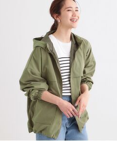 SHOO・LA・RUE / シューラルー レザーブルゾン・ジャケット | 【撥水／S-LL】BIGポケット フーディブルゾン