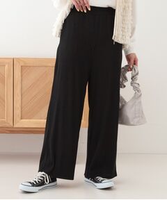 SHOO・LA・RUE / シューラルー パンツ | 【洗える/S-LL】大人リラクシー ジャカードイージーパンツ