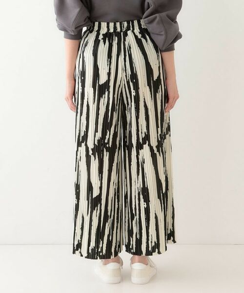 SHOO・LA・RUE / シューラルー ショート・ハーフ・半端丈パンツ | 【S-LL】柄プリーツ イージーワイドパンツ | 詳細14