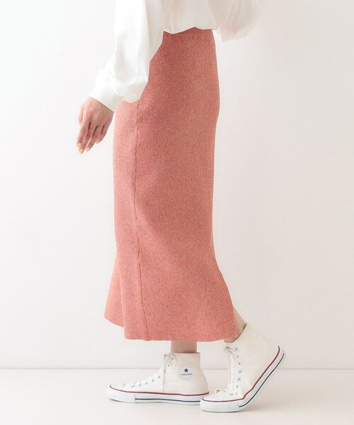SHOO・LA・RUE / シューラルー スカート | スポンディッシュMIXニットナロースカート | 詳細10