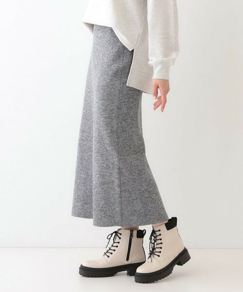 SHOO・LA・RUE / シューラルー スカート | スポンディッシュMIXニットナロースカート | 詳細2