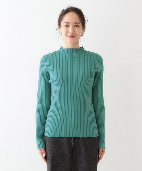 SHOO・LA・RUE / シューラルー ニット・セーター | 【洗える/S-LL】一枚でもインナーでも プチハイネック リブニット | 詳細17