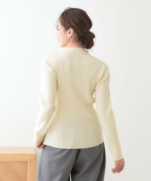 SHOO・LA・RUE / シューラルー ニット・セーター | 【洗える/S-LL】一枚でもインナーでも プチハイネック リブニット | 詳細2