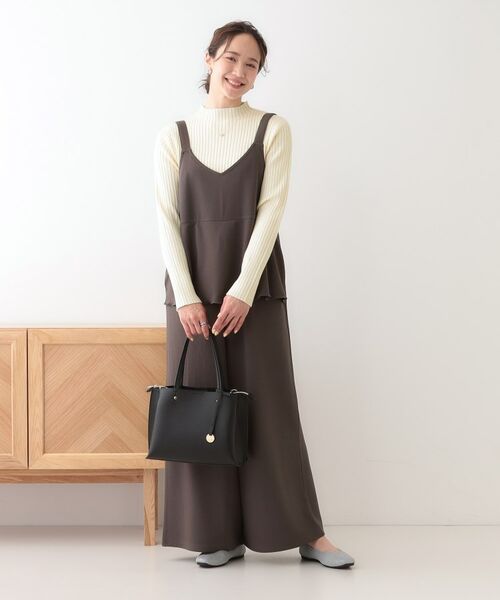 SHOO・LA・RUE / シューラルー ニット・セーター | 【洗える/S-LL】一枚でもインナーでも プチハイネック リブニット | 詳細3