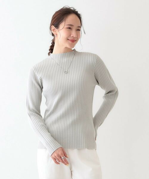 SHOO・LA・RUE / シューラルー ニット・セーター | 【洗える/S-LL】一枚でもインナーでも プチハイネック リブニット | 詳細5