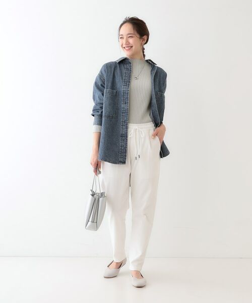 SHOO・LA・RUE / シューラルー ニット・セーター | 【洗える/S-LL】一枚でもインナーでも プチハイネック リブニット | 詳細7