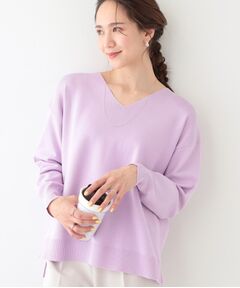 SHOO・LA・RUE / シューラルー ニット・セーター | 【洗える/S-LL】お顔周りすっきり 優しい肌触りのVネックニット