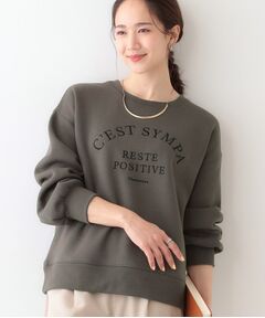 SHOO・LA・RUE / シューラルー カットソー | 【S-LL】大人なロゴ刺繡が魅力 裏起毛トップス