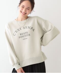 SHOO・LA・RUE / シューラルー カットソー | 【S-LL】大人なロゴ刺繡が魅力 裏起毛トップス