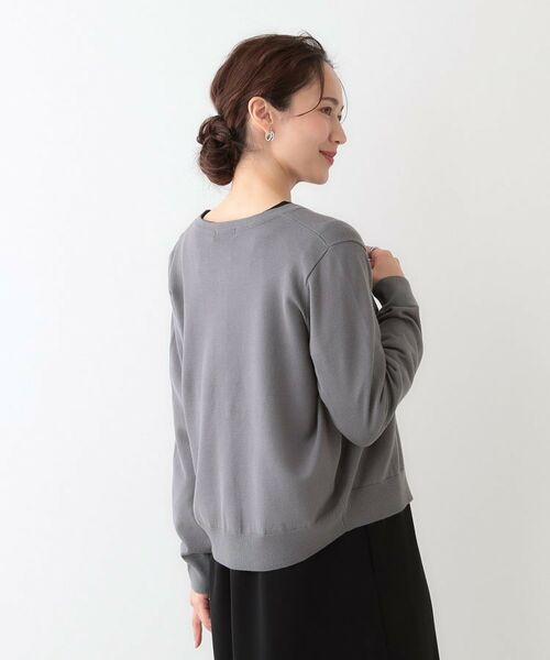 SHOO・LA・RUE / シューラルー カーディガン・ボレロ | 【洗える/S-LL】ビジューボタンで華やかさをプラスする きれいめニットカーディガン【CIRCRIC】 | 詳細6