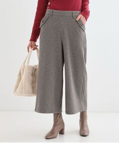 SHOO・LA・RUE / シューラルー ショート・ハーフ・半端丈パンツ | 【S-LL】お尻や太ももをカバーしてくれる あったかガウチョパンツ