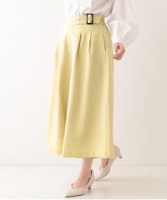 SHOO・LA・RUE / シューラルー ショート・ハーフ・半端丈パンツ | 【S-LL/体型カバー】オンオフ兼用 ベルト風ガウチョパンツ