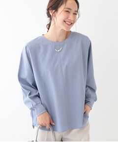 SHOO・LA・RUE / シューラルー シャツ・ブラウス | 【高レビュー/洗える/洗濯後シワになりにくい/体型カバー】お袖ゆったり さらさらドルマンブラウス