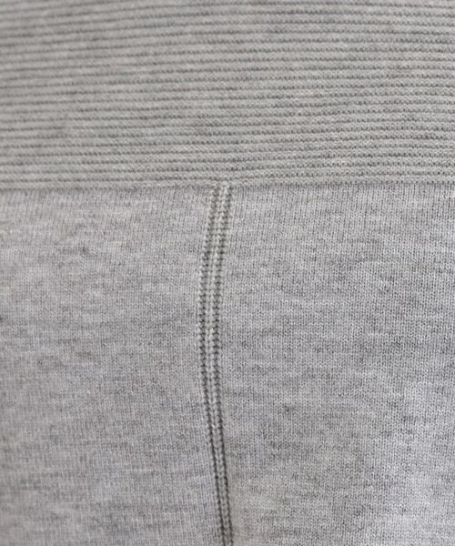 SHOO・LA・RUE / シューラルー ニット・セーター | 【S-LL/洗える】顔回りすっきりガーター編み切り替えニット | 詳細8