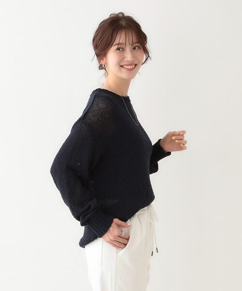 SHOO・LA・RUE / シューラルー ニット・セーター | さりげない凹凸感で表情豊か。ロールネックニット | 詳細10