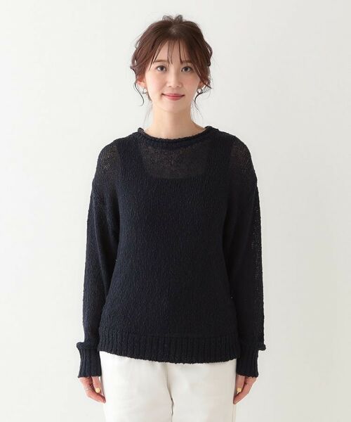 SHOO・LA・RUE / シューラルー ニット・セーター | さりげない凹凸感で表情豊か。ロールネックニット | 詳細13