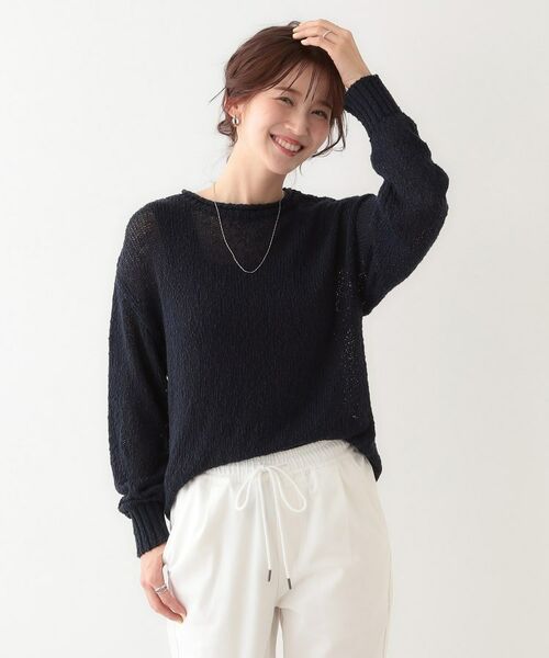 SHOO・LA・RUE / シューラルー ニット・セーター | さりげない凹凸感で表情豊か。ロールネックニット | 詳細9