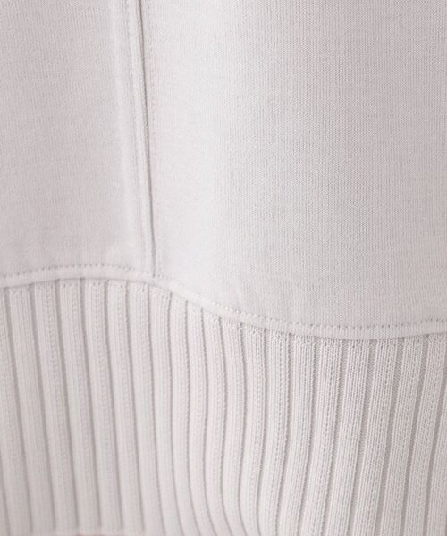 SHOO・LA・RUE / シューラルー カットソー | 【洗える/S-LL】長めのリブでお袖すっきり 異素材トップス | 詳細12